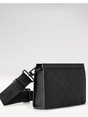 Louis Vuitton Gaston Monogram Shadow Black bag
